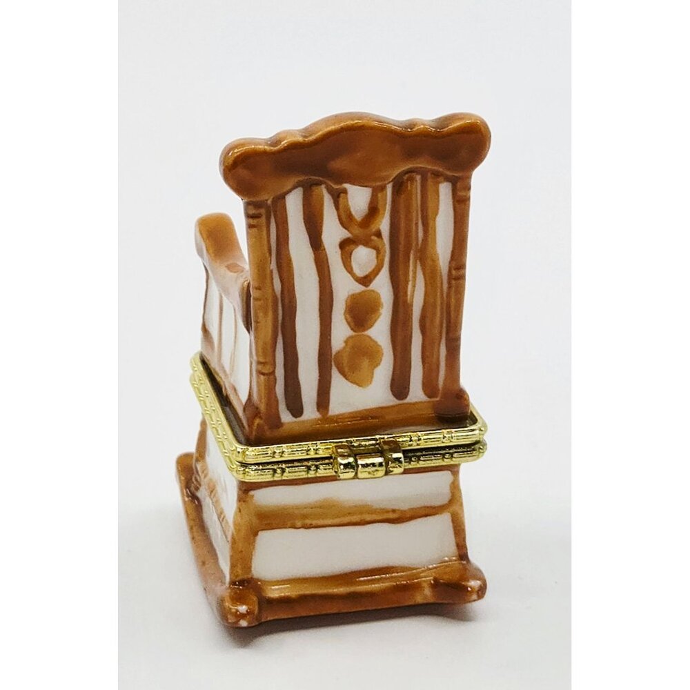Adorable 3.25" Rocking Chair Trinket Box - Picture 4 of 6